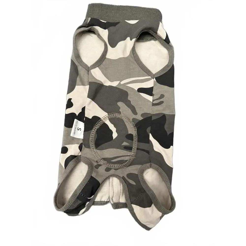 Dog Camouflage Jumpsuit Pajamas Small Surgery Compression Pet Apparel